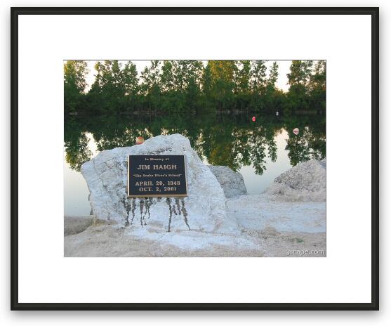 In Memory of Jim Haigh Framed Fine Art Print