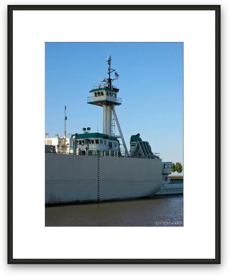 The Integrity barge Framed Fine Art Print