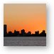 The Milwaukee skyline at sunset Metal Print
