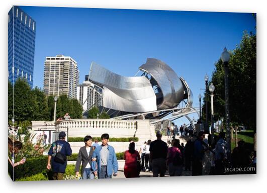 The Jay Pritzker Pavilion Fine Art Canvas Print