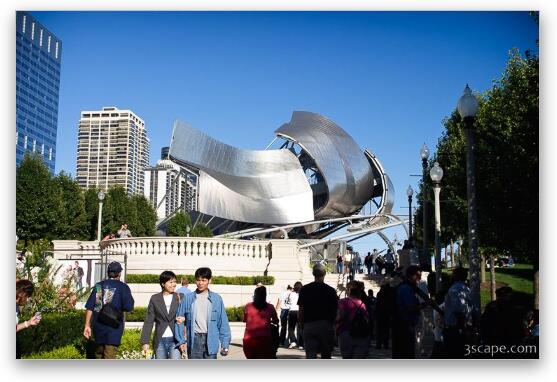 The Jay Pritzker Pavilion Fine Art Print