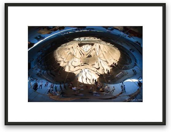 Cloud Gate, otherwise known as The Bean Framed Fine Art Print