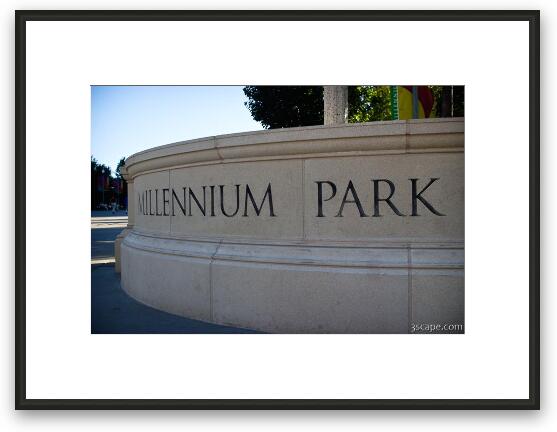 Millennium Park Framed Fine Art Print