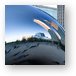 Reflections in the Bean Metal Print