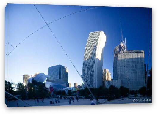 Reflections in the Bean Fine Art Canvas Print