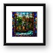 Stained glass window at First United Methodist Church (Chicago Temple) Framed Print