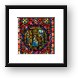 Stained glass window at First United Methodist Church (Chicago Temple) Framed Print