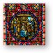 Stained glass window at First United Methodist Church (Chicago Temple) Metal Print