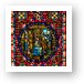 Stained glass window at First United Methodist Church (Chicago Temple) Art Print