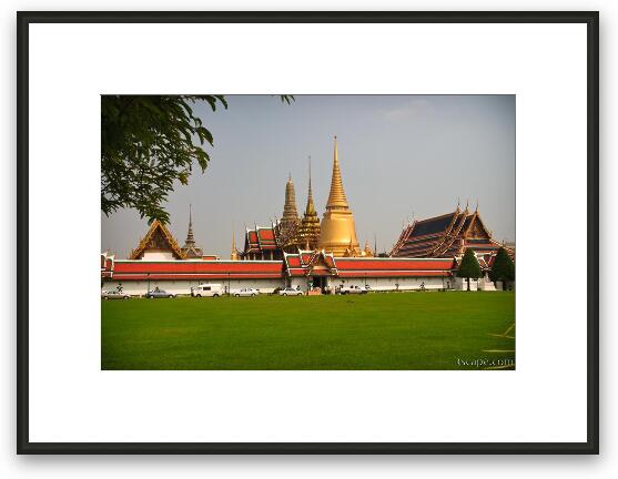 The walled area of Wat Phra Kaeo Framed Fine Art Print