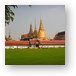 The walled area of Wat Phra Kaeo Metal Print