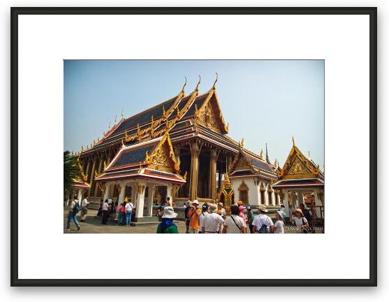 Wat Phra Kaeo (Temple of the Emerald Buddha) Framed Fine Art Print