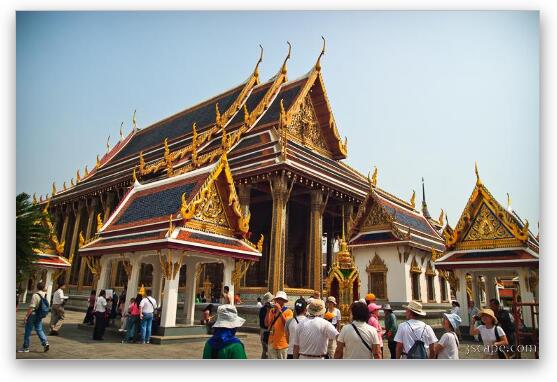 Wat Phra Kaeo (Temple of the Emerald Buddha) Fine Art Metal Print