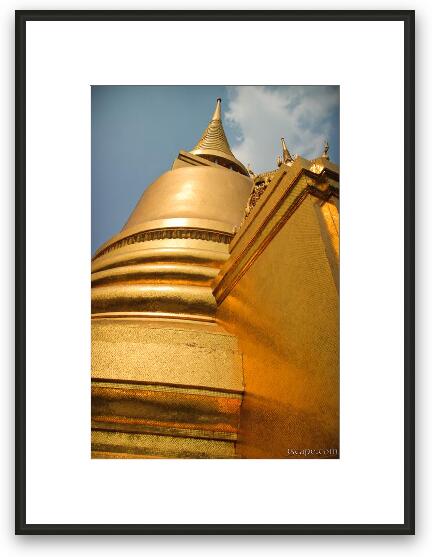 Phra Sri Rattana (Golden Chedi) Framed Fine Art Print