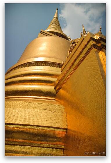 Phra Sri Rattana (Golden Chedi) Fine Art Metal Print