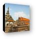 Model of Cambodian temple Angkor Wat Canvas Print