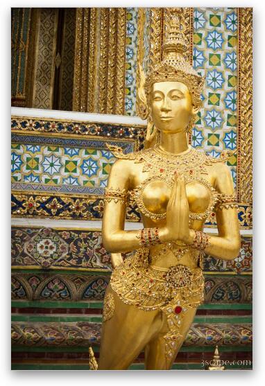 Prasat Phra Thep Bidon (Royal Pantheon) Fine Art Metal Print