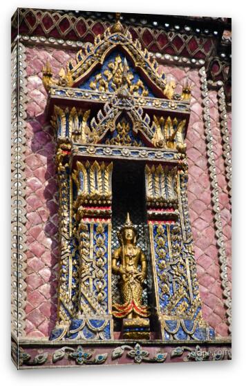 Temple detail Fine Art Canvas Print