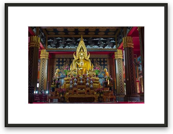 Golden Buddha Framed Fine Art Print
