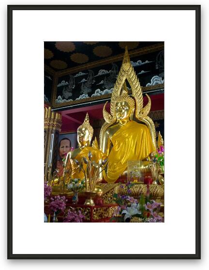 Buddha at Wat Phan On Framed Fine Art Print