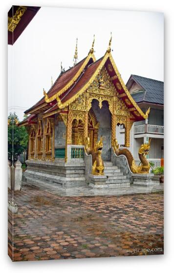 One of many mini temples Fine Art Canvas Print