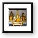 Buddhas near Wat Chedi Luang Framed Print