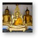 Buddhas near Wat Chedi Luang Metal Print