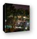 View out of our hotel at night. Canvas Print
