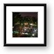 View out of our hotel at night. Framed Print