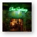 The Gallery, a great restaurant on the Ping River Metal Print