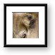 Our elephant looked sad... Framed Print