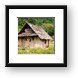 Hmong hut Framed Print