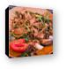 Extremely spicy noodles Canvas Print