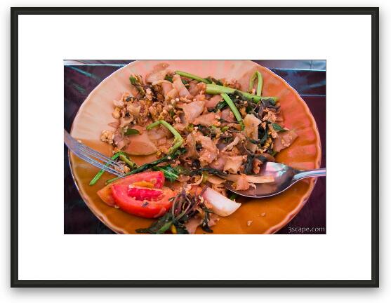 Extremely spicy noodles Framed Fine Art Print