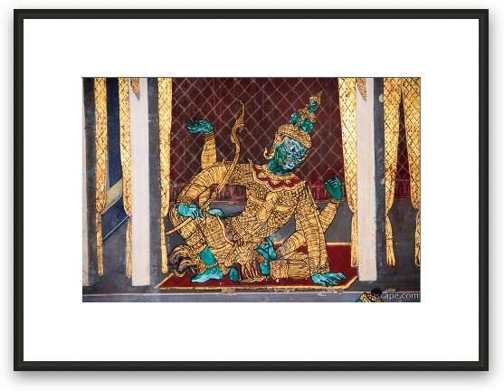 Fresco - Ramakien gallery Framed Fine Art Print