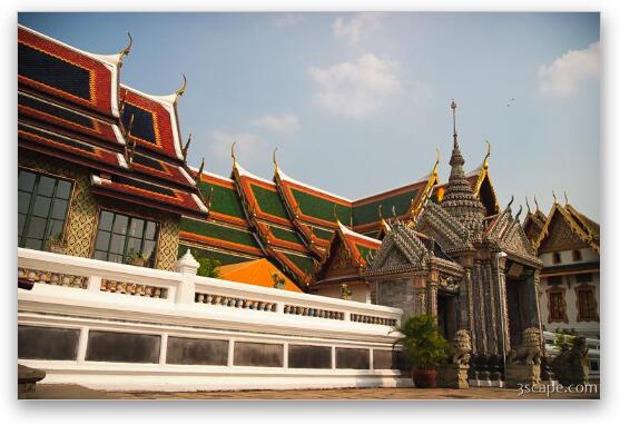Wat Phra Kaeo Fine Art Metal Print