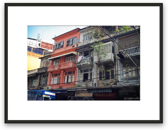 Bangkok homes Framed Fine Art Print