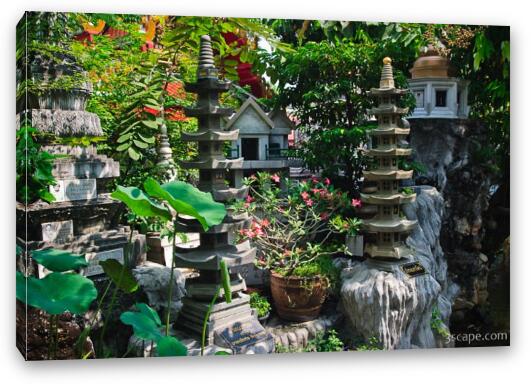 Thai gardens Fine Art Canvas Print