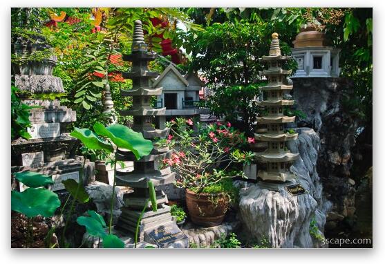 Thai gardens Fine Art Metal Print