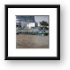 Water taxi on Chao Phraya Framed Print