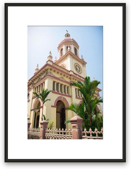 Santa Cruz Church Framed Fine Art Print