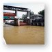 One of the locks between Chao Phraya (River) and the canals (khlongs) Metal Print