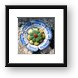 China plates used in decorating Wat Arun Framed Print
