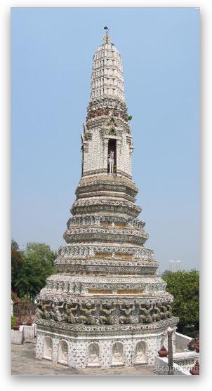 Wat Arun - one of the 4 pillars Fine Art Metal Print