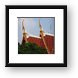 Temple roof Framed Print
