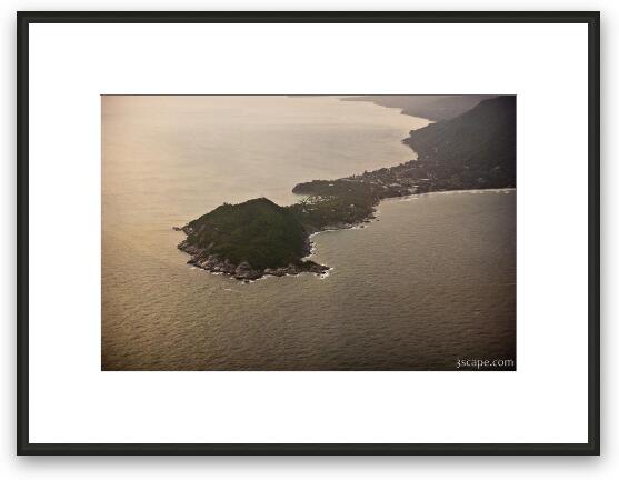 Koh Samui Aerial Framed Fine Art Print