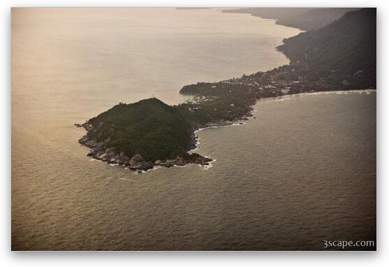 Koh Samui Aerial Fine Art Metal Print