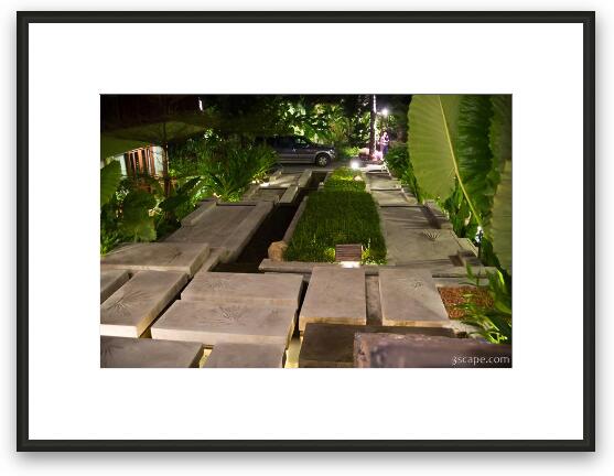 Path at Baan Haad Ngam Framed Fine Art Print