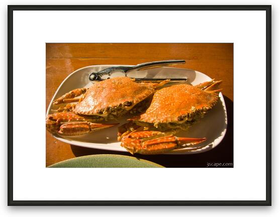 Thai crabs Framed Fine Art Print