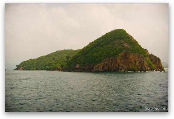One of many small islands in the Koh Samui archipelago Fine Art Metal Print